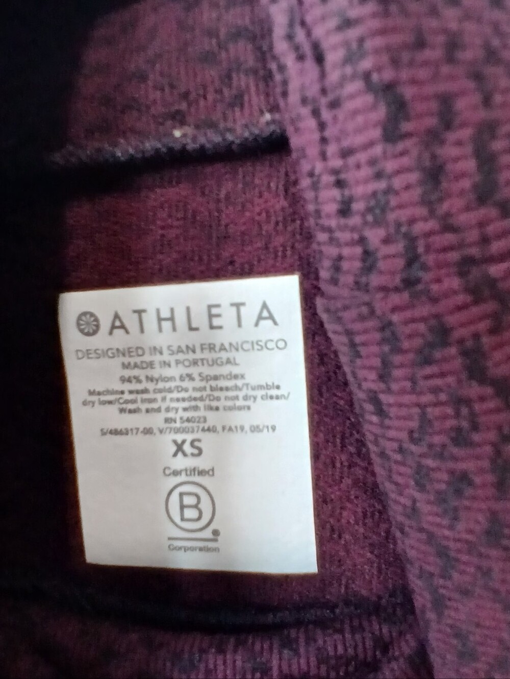 Athleta Turtleneck Shirt XS Activewear Athleisure Granola - Picture 3 of 6